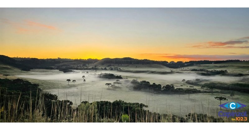 Primeira geada do ano é registrada na Serra Catarinense
