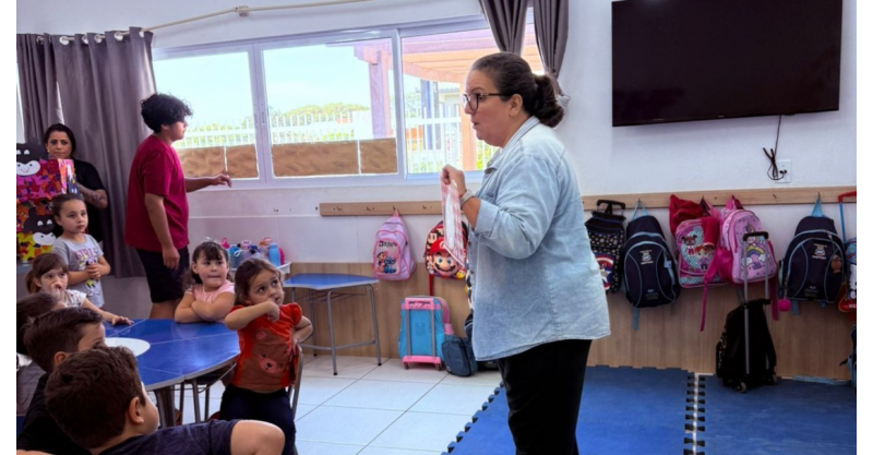 Programa Saúde na Escola leva palestra sobre alimentação saudável ao CMEI Clara Heicth