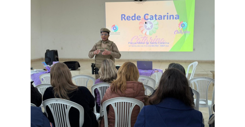 SEAS e Rede Catarina promovem palestra de conscientização sobre prevenção e enfrentamento à violência contra a mulher