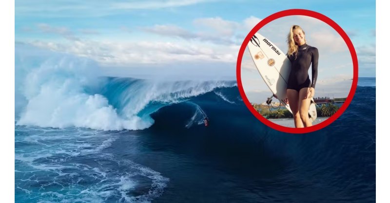 Surfista de Garopaba Maya Carpinelli revela bastidores de onda gigante em Teahupoo: “Foi o momento mais assustador e incrível da minha vida”
