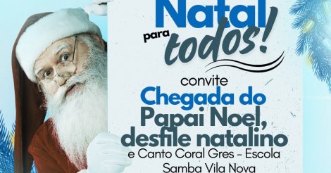 É HOJE: CDL e Prefeitura Municipal de Imbituba promovem a Chegada do Papai Noel