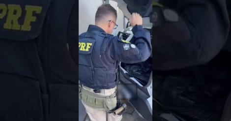  Motorista é flagrado na BR-101 transportando 11 quilos de maconha para Criciúma