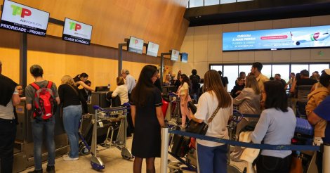 Aeroportos de SC registram aumento de 58% de passageiros internacionais em janeiro histórico
