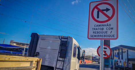 Após ‘rota de caminhões’, motoristas ameaçam paralisação em cidade portuária de SC