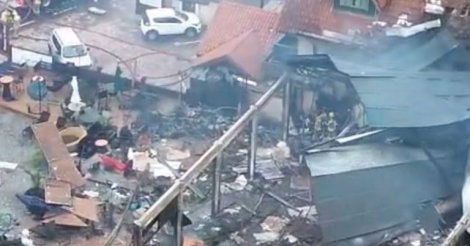 Avião de pequeno porte cai em Gramado