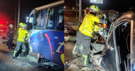 Biguaçu: colisão entre carro e micro-ônibus deixa uma vítima fatal na SC-407