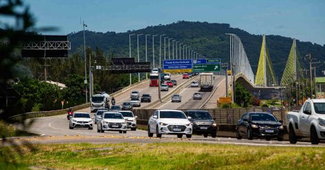 BR-101 Sul terá fluxo intenso no Réveillon, com previsão de 1,5 milhão de veículos