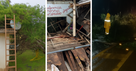 Ciclone provoca destelhamentos/quedas de árvores/postes em Imbituba, Imaruí e Laguna/confira as ocorrências por bairros na Amurel