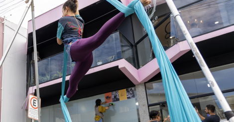 CRIARTE encerra ciclo de capacitação artística com intervenção na Biblioteca de Imbituba