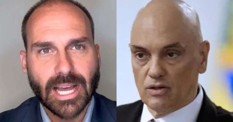 Eduardo Bolsonaro diz que não volta ao Brasil e dispara contra Moraes: ‘botar na cadeia’