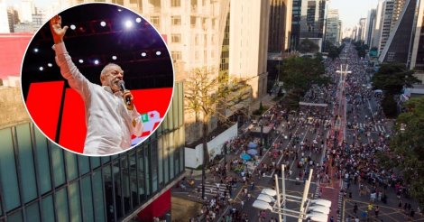 Explosão de bueiro deixa 3 feridos durante ato de Lula na Avenida Paulista