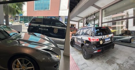 Ferrari avaliada em R$ 5 milhões é apreendida pela Polícia Civil durante operação em SC