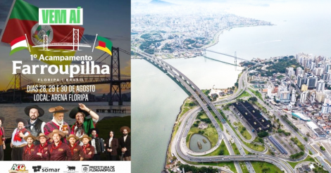 Florianópolis recebe primeiro Acampamento Farroupilha com shows, tradição e entrada solidária