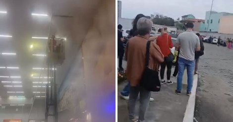 Fort Atacadista / Incêndio atinge gigante atacadista de SC e supermercado precisa ser evacuado