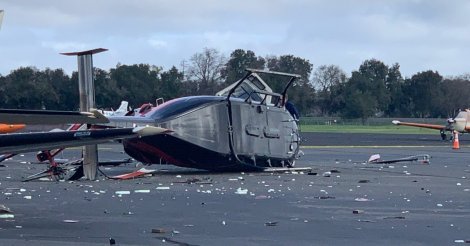 Furto frustrado: ladrão cai com helicóptero de quase R$ 9 milhões após tentar decolar em MG