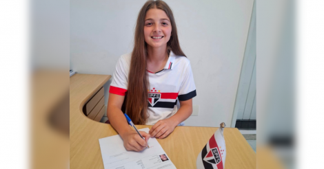 Garopaba / Lydiane Rubik Gelatti atleta do minicípio renova contrato com o São Paulo e seguirá no clube até 2028