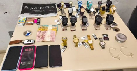 Grupo é preso após furtar 20 relógios em shopping de Tubarão