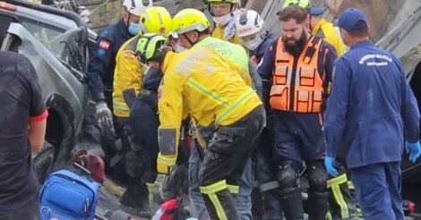 Homem recebe transfusão de sangue preso às ferragens após grave acidente na BR-282 em SC