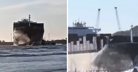 IMBITUBA  / Navio colide com embarcação pesqueira no Porto do município durante manobra de evolução e atracação