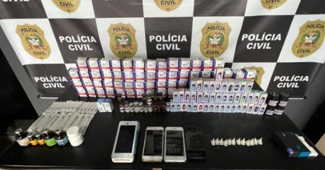 Influenciador é preso em Blumenau por vender anabolizantes e maus-tratos