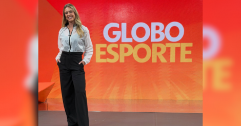Jornalista imbitubense Duda Dalponte faz estreia como apresentadora do Globo Esporte RJ
