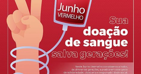 Junho Vermelho: Hemosc homenageia doadores e reforça importância da doação de sangue