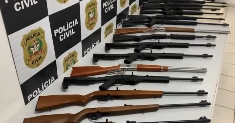 Loja de armas é furtada e tem diversos produtos levados no Sul de SC