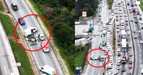Motorista morre após mal súbito na BR-101, em São José, e trânsito trava