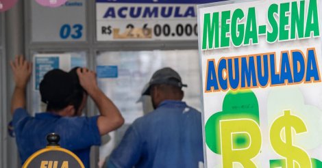 Ninguém acerta dezenas, e prêmio da Mega-Sena acumula em R$ 55 milhões; veja números deste sábado