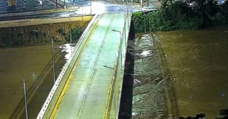 Nível do Rio Tubarão sobe após chuvas intensas na Serra e é monitorado pela Defesa Civil
