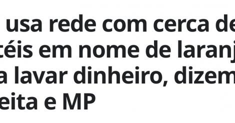 PCC usa rede com cerca de 60 motéis em nome de laranjas para lavar dinheiro, dizem Receita e MP