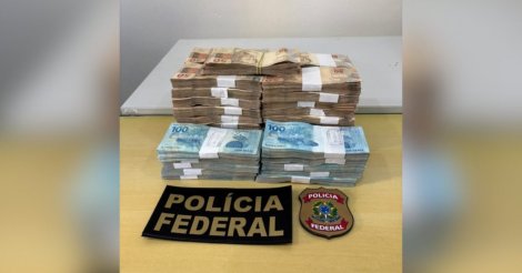Polícia Federal apreende R$ 305 mil após saque em banco e investiga suspeita de crime eleitoral
