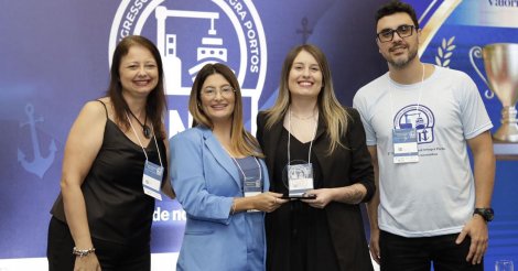 Porto de Imbituba é premiado pelo segundo ano consecutivo por suas práticas/gestão de pessoas/com ênfase no programa/bem-estar/saúde mental