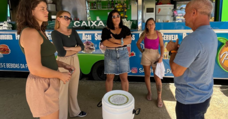 Prefeitura de Imbituba inicia implantação da gestão de resíduos orgânicos nos trailers da Praia da Vila
