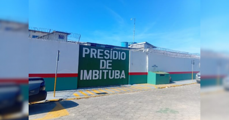 Presidiário em surto foge, mobiliza polícia e é recapturado em Imbituba