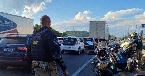 PRF divulga boletim das estradas no feriado do Dia do Trabalho