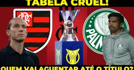 Quem tem a tabela mais difícil? Veja o caminho de Palmeiras e Flamengo até o fim do Brasileirão