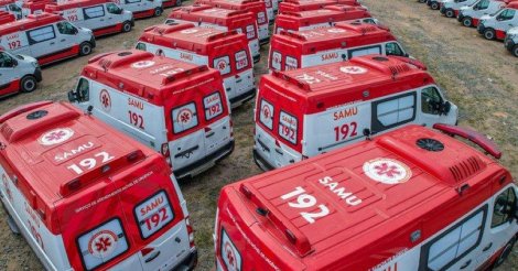 SC ganha 19 novas ambulâncias do Samu