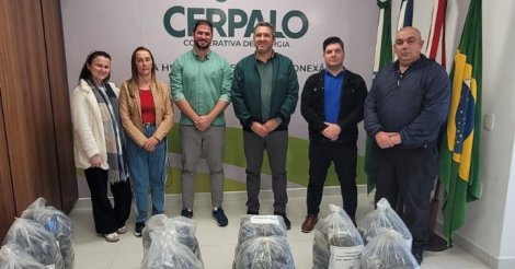 Solidariedade que aquece: Cerpalo doa uniformes reformados para ações sociais. 