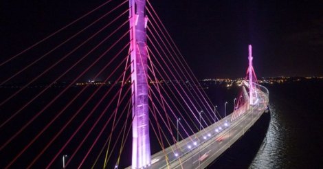 Tráfego na ponte Anita Garibaldi é interrompido para manutenção emergencial