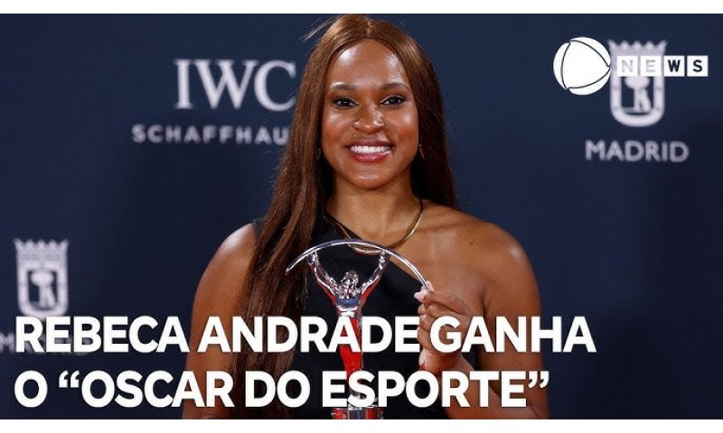 Totalmente premiada! Rebeca Andrade é premiada no ‘Oscar’ dos esportes