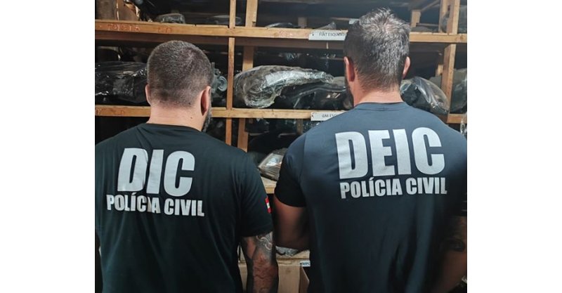 Tubarão / Empresário é preso por comércio ilegal de peças automotivas durante operação
